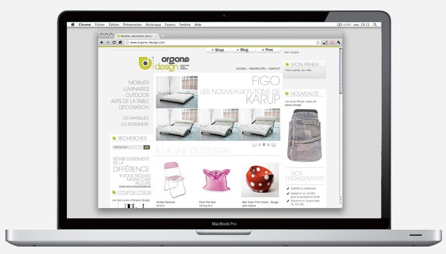 Orgone Design - Website - Programmation