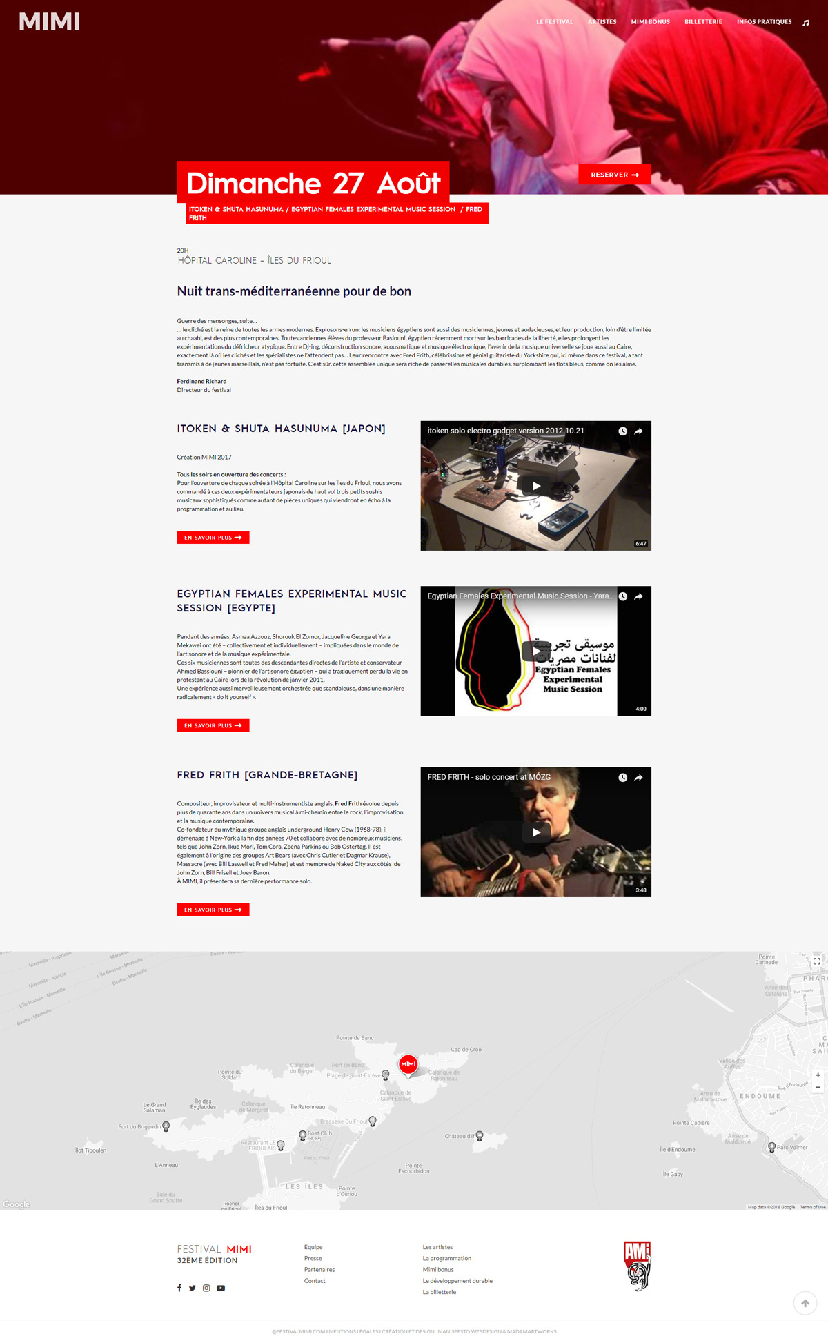 Webdesign Event Page