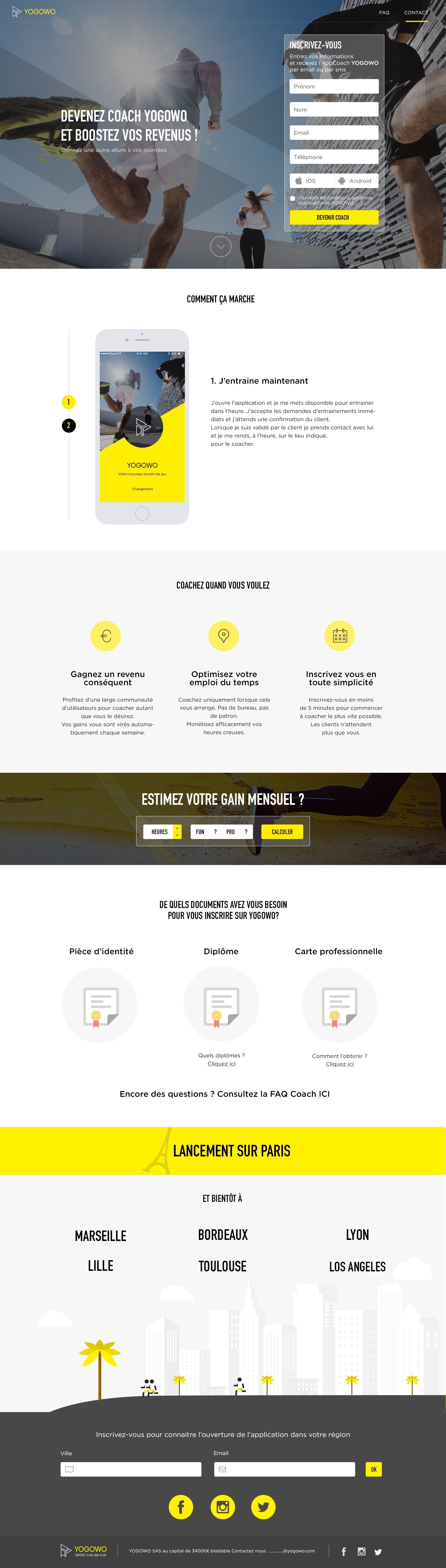 Webdesign & Programmation - Coach